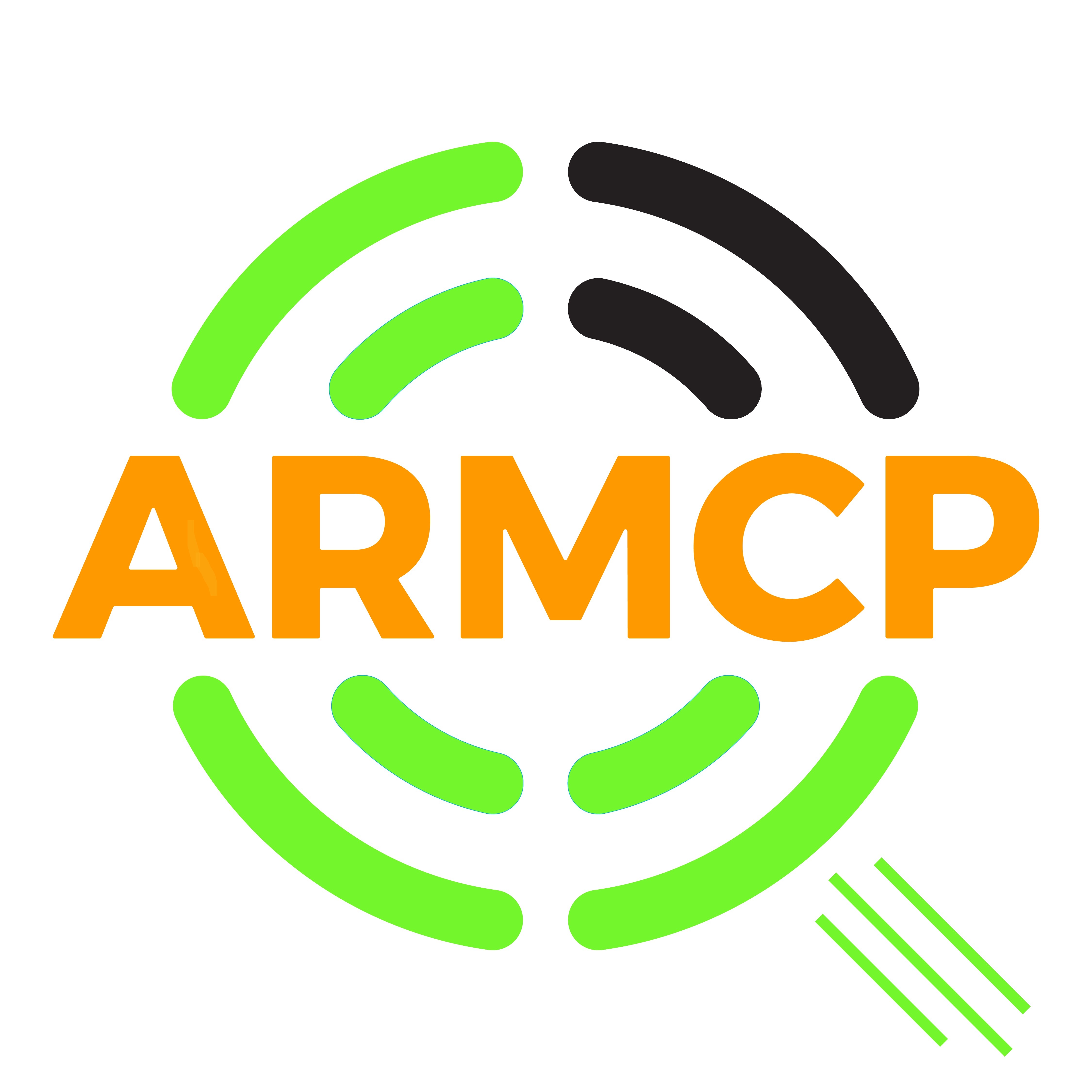 ARMCP white logo